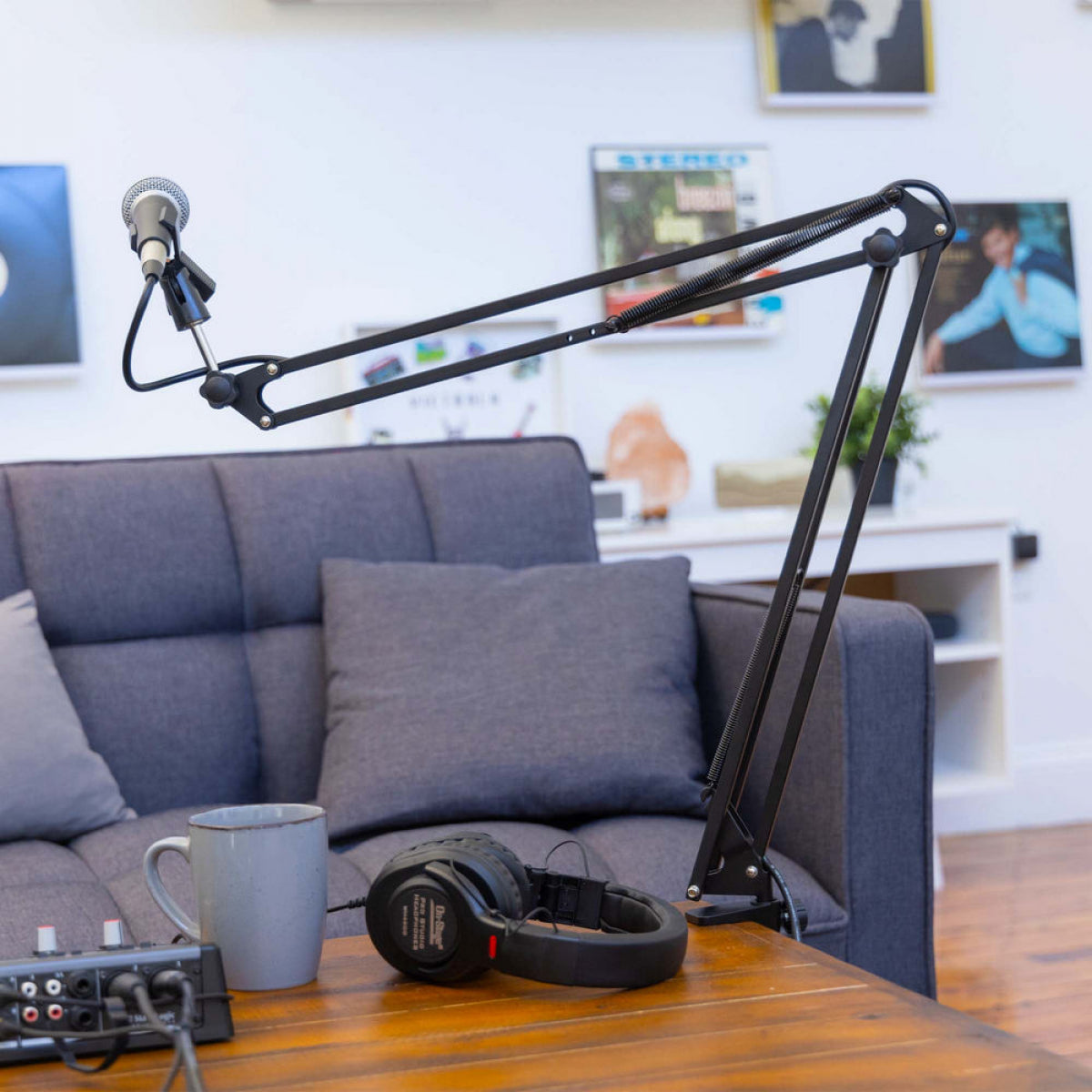 On-Stage Broadcast Mic Boom Arm