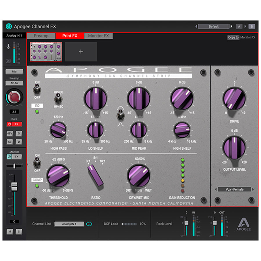 Apogee Symphony ECS Channel Strip (Download)