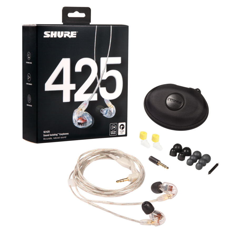 Shure SE425 Clear Professional Sound Isolating Earphones