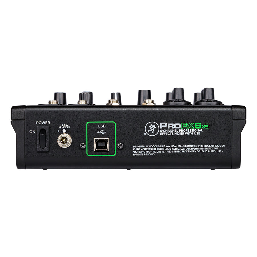 Mackie ProFX6v3 6 Channel Professional Effects Mixer with USB