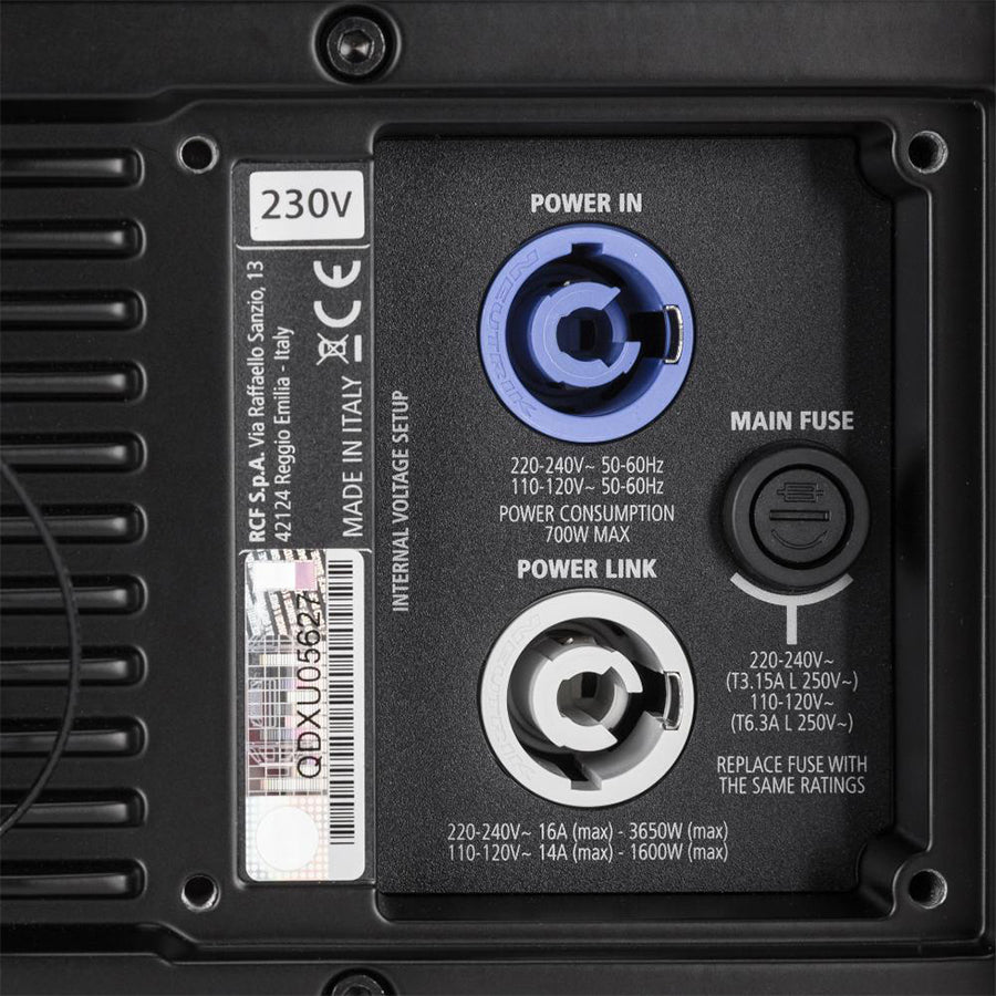 RCF HDL6-A Active Compact 2-way Lina Array (Black)