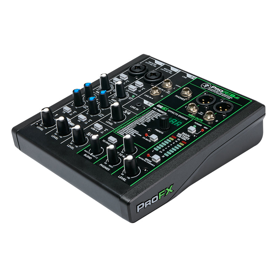 Mackie ProFX6v3 6 Channel Professional Effects Mixer with USB