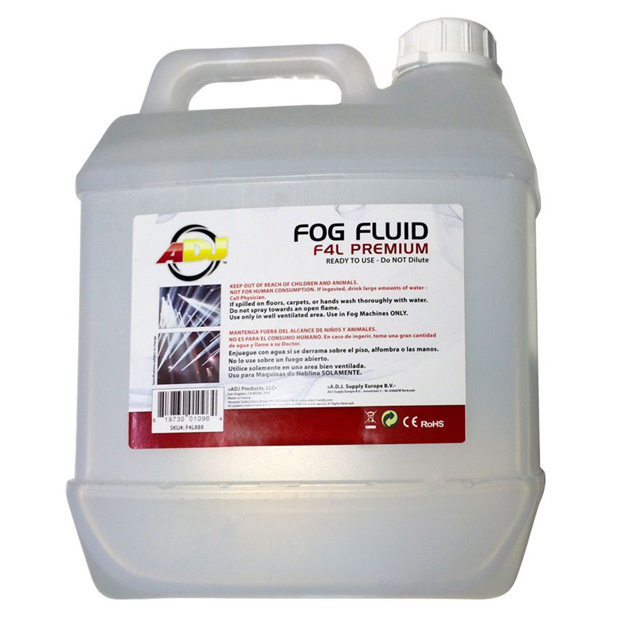 ADJ F4L PREMIUM FOG JUICE - 4L