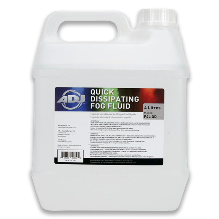 ADJ F4L QD CO2 Quick Dissipating Fog Liquid