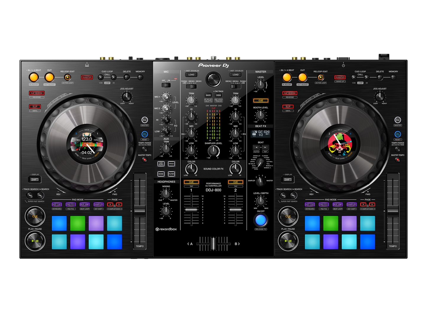 Pioneer DJ DDJ-800 2-Channel Performance DJ Controller for Rekordbox