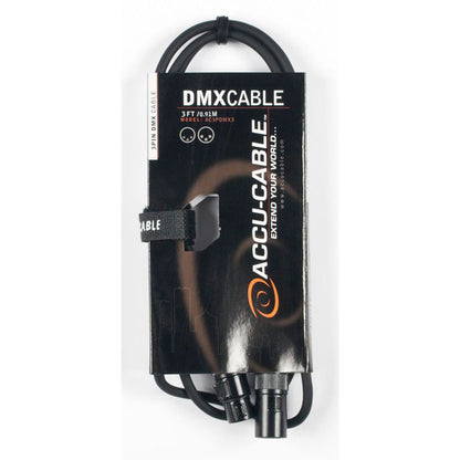 ADJ Accu-Cable 3-Pin Male to Female DMX Cable