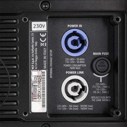 RCF HDL6-A Active Compact 2-way Lina Array (Black)