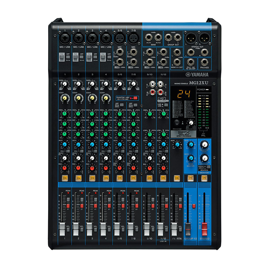 Yamaha MG12XU 12-Channel Mixing Console with Effects and USB