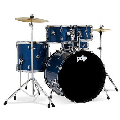 Center Stage 5pc Kit 7x10, 8x12, 14x16F, 16x22, 5x14 Snare. Hardware, Cymbals & Throne Included