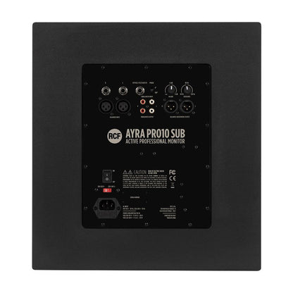 RCF AYRA-PRO-10-SUB Active 10" Reference Subwoofer (Black)