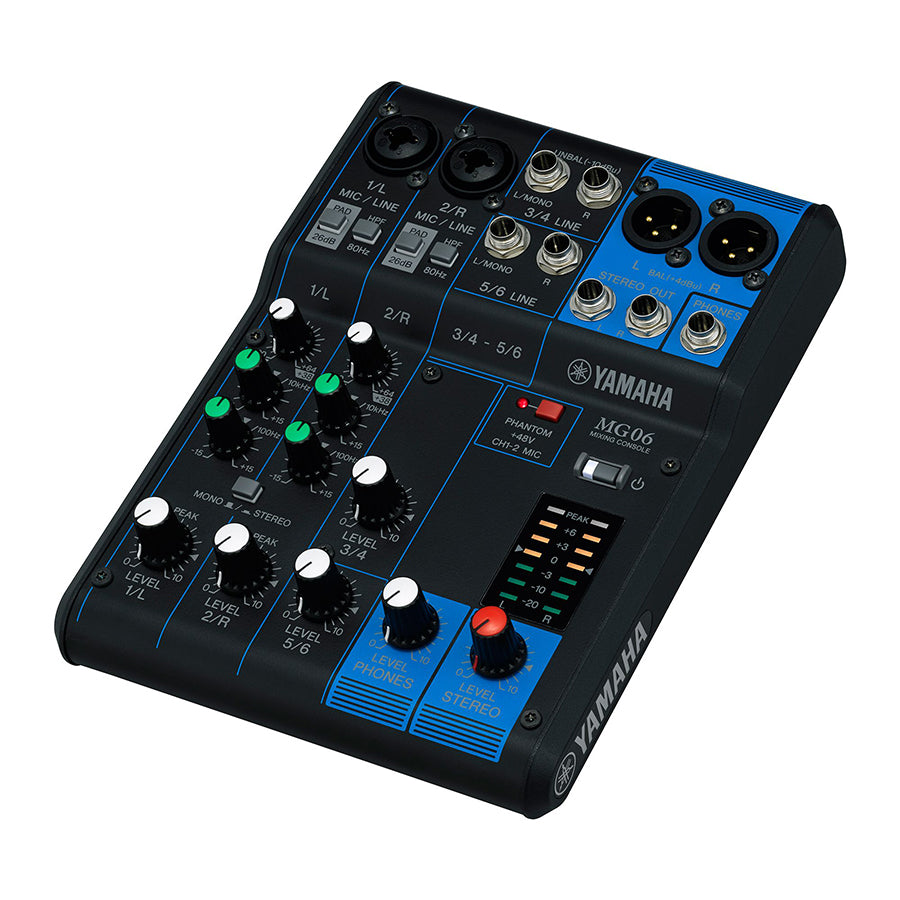 Yamaha MG06 6-Channel Mixing Console