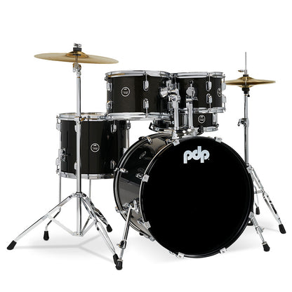 PDP Center Stage 5pc Kit 7x10, 8x12, 12x14F, 14x20, 5x14 Snare, Hardware, Cymbals & Throne Included