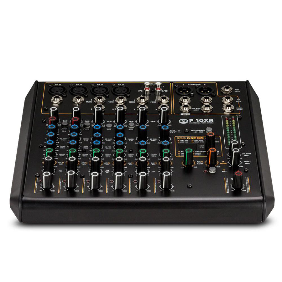 RCF F10-XR 10 Channel Mixer w/ FX and Recording