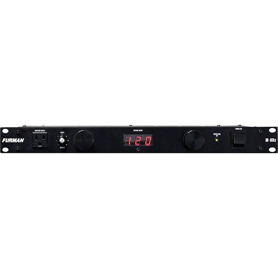 Furman M-8DX 15A Standard Power Conditioner w/Lights and Digital Meter