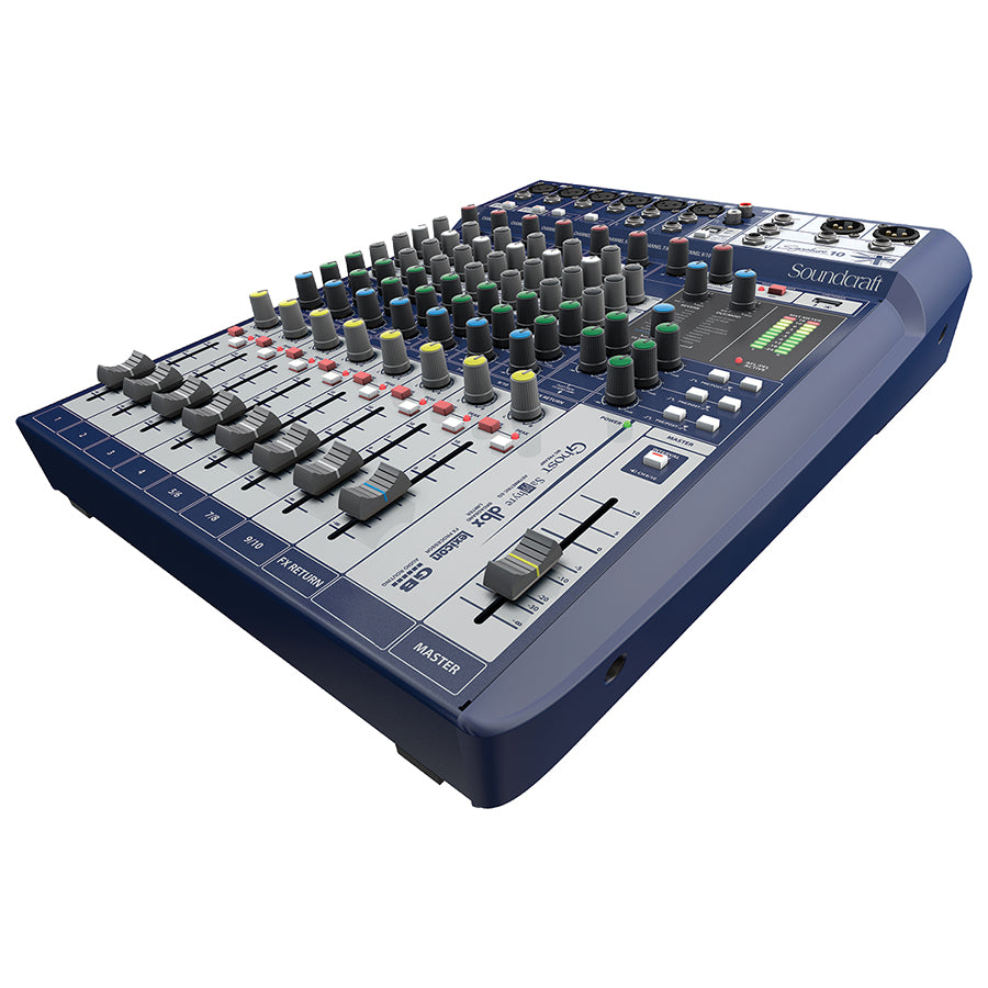 Soundcraft Signature 10 Compact Analogue Mixing Console with Effects