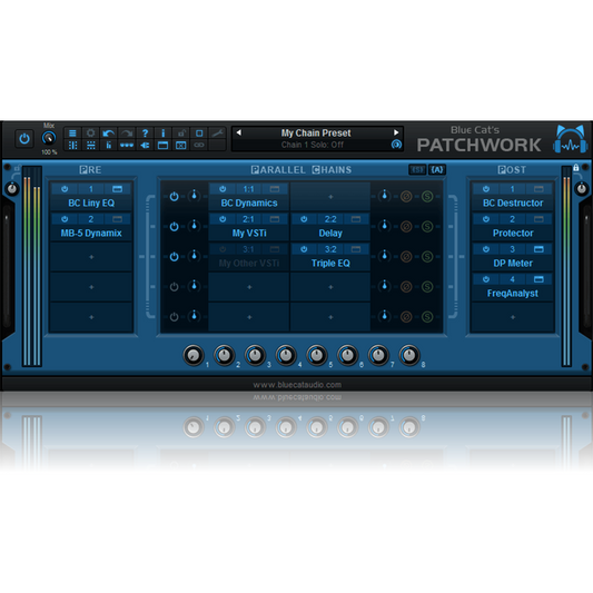 Blue Cat Patchwork (Download)
