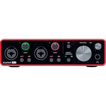 Scarlett 2i2 USB Audio Recording Interface