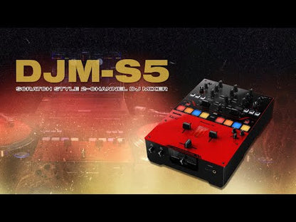 Pioneer DJ DJM-S5 Scratch-Style 2-Channel DJ Mixer