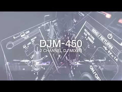 Pioneer DJ DJM-450 2-Channel DJ Mixer with Beat FX