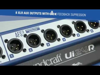 Soundcraft UI24R 24-Channel Digital Mixer/USB Multi-Track Recorder With Wireless Control