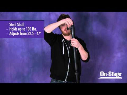 On-Stage SS7745LOK Adjustable Subwoofer Attachment Shaft with Locking Adapter