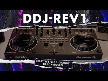 Pioneer DJ DDJ-REV1 2-channel DJ Controller for Serato DJ Lite (Black)